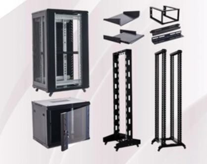 Network cabinets and racks